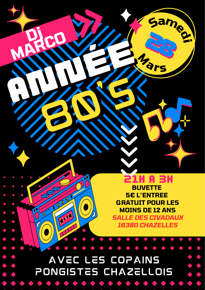 Soirée Années 80