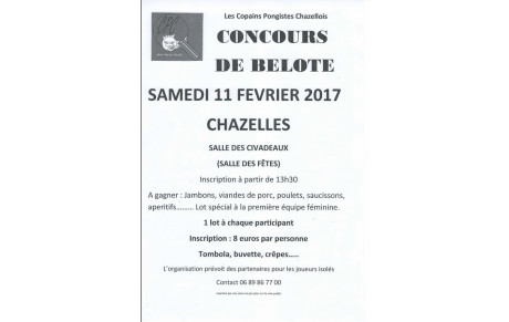 Concours de belote