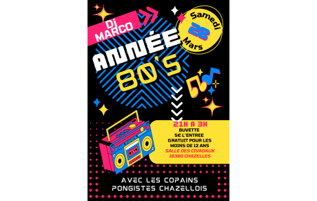 Soirée Années 80